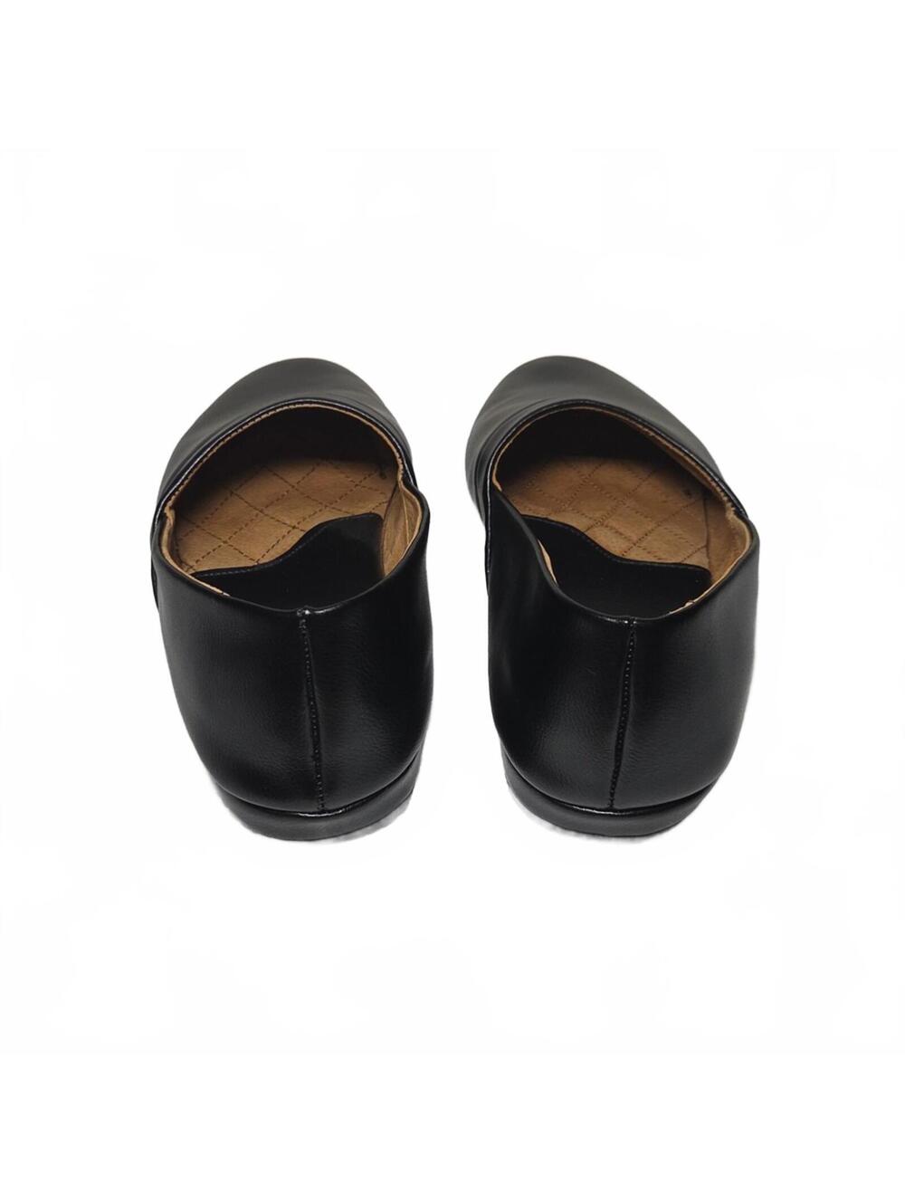 The Vermont Country Store | Men's Leather Slippers | 12M - Picture 3 of 5